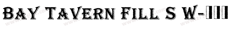 Bay Tavern Fill S W字体转换